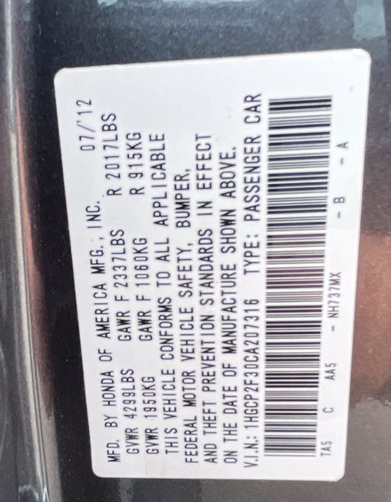Used 2012 Honda Accord LX image 31
