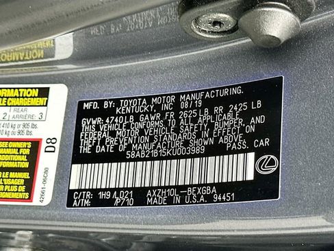 Used 2019 Lexus ES 300h w/ Premium Package image 33