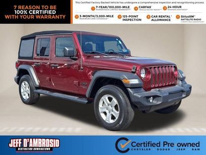 Certified 2021 Jeep Wrangler Unlimited Sport