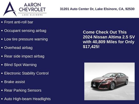 Used 2024 Nissan Altima 2.5 SV image 15