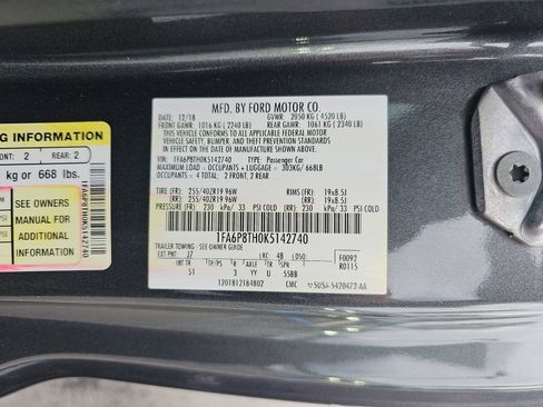 Used 2019 Ford Mustang Premium w/ Equipment Group 201A RWD image 35
