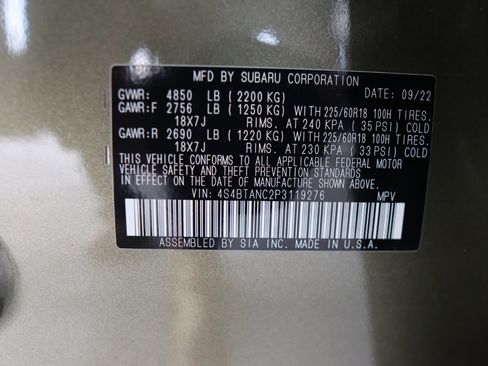 Used 2023 Subaru Outback Limited image 20