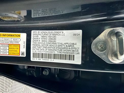 Used 2024 Honda Accord EX image 31