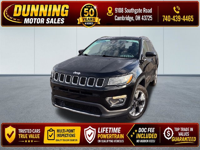 Used 2021 Jeep Compass Limited w/ Sun and Sound Group AWD/4WD 360° Tour