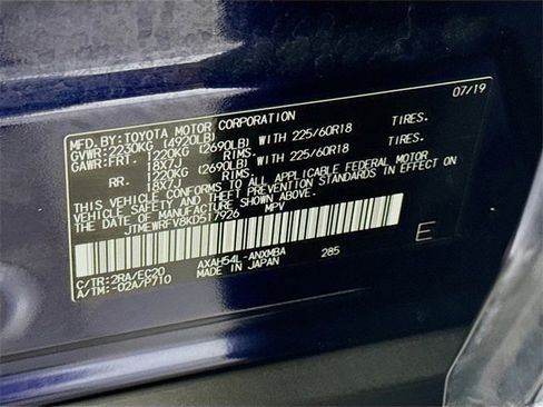 Certified 2019 Toyota RAV4 XSE image 33