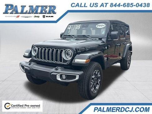 Certified 2024 Jeep Wrangler Unlimited Sahara AWD/4WD image 1