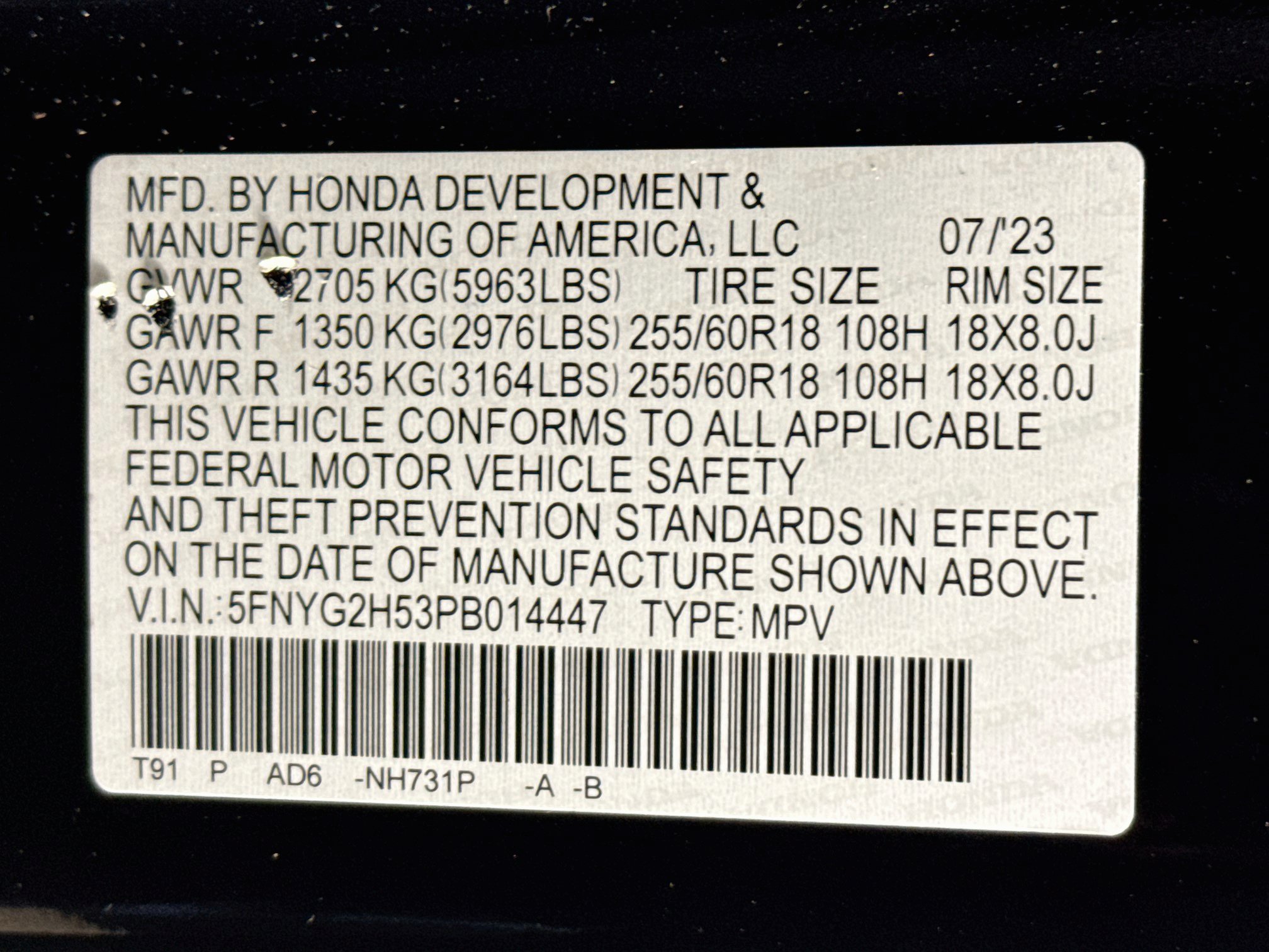 Certified 2023 Honda Pilot EX-L image 38