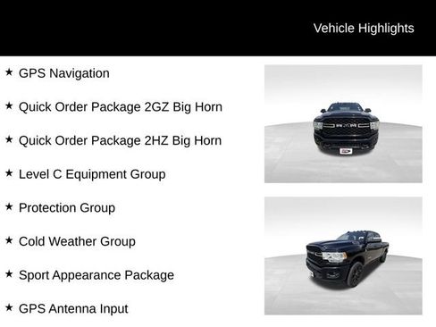 Used 2022 RAM 2500 Big Horn w/ Level C Equiment Group AWD/4WD image 13