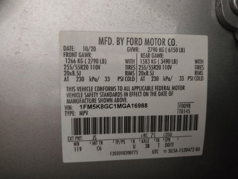 Used 2021 Ford Explorer ST w/ Equipment Group 401A AWD/4WD image 33