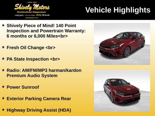 Used 2022 Kia Forte GT w/ GT2 Package FWD image 6