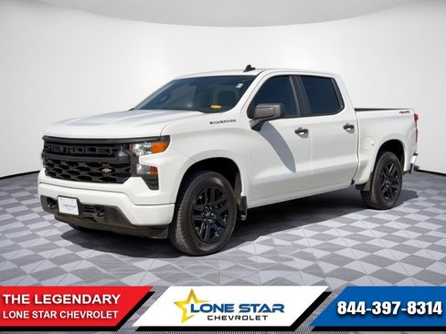 Certified 2024 Chevrolet Silverado 1500 Custom AWD/4WD image 1