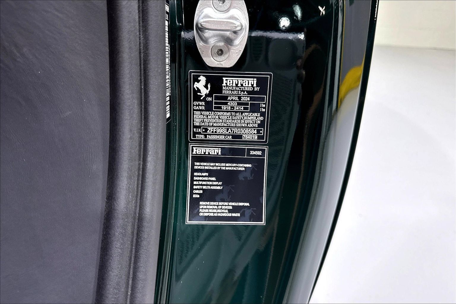 Used 2024 Ferrari 296 GTB RWD image 17