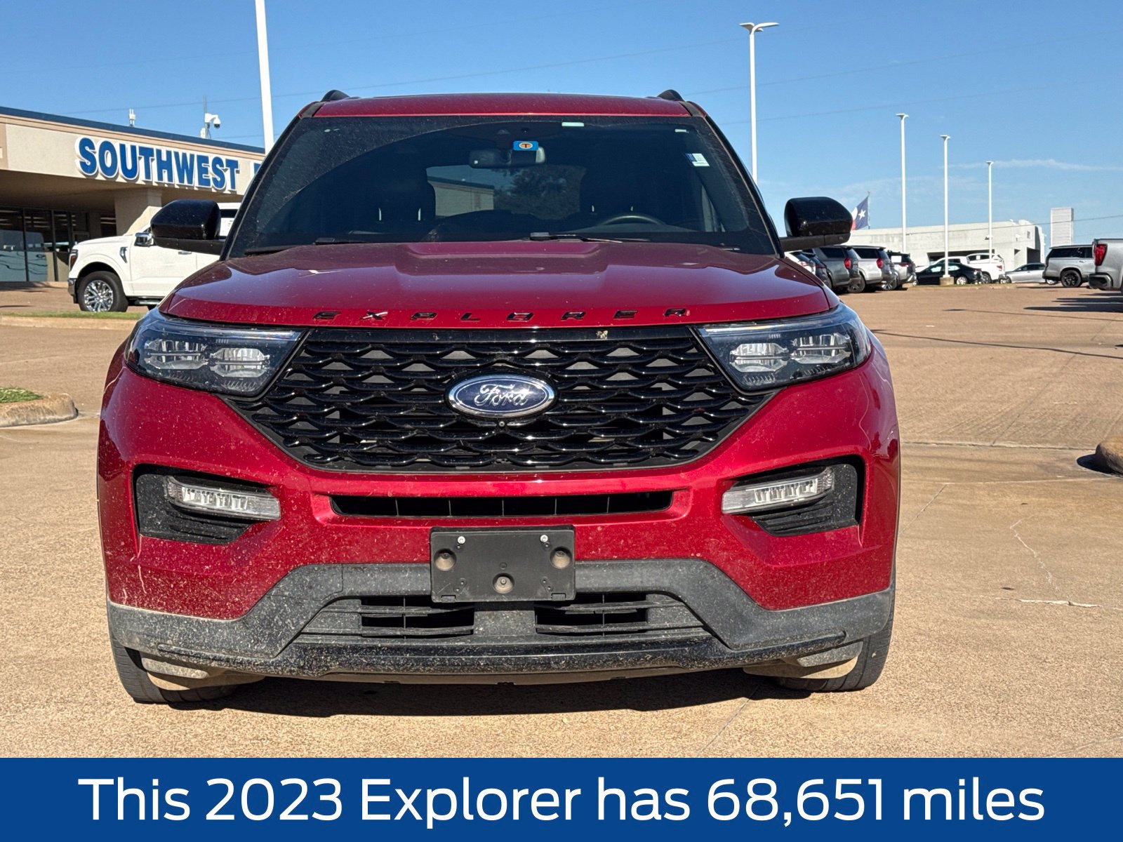 Used 2023 Ford Explorer ST-Line w/ Class IV Trailer Tow Package RWD image 2