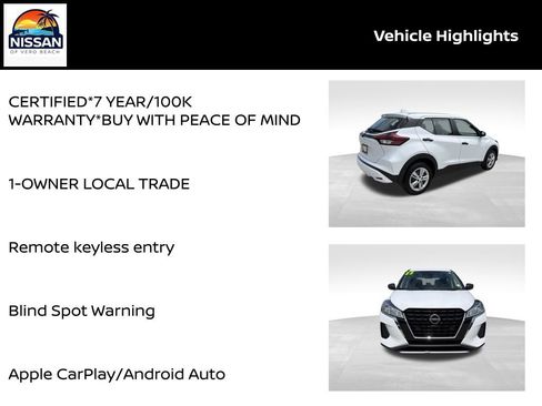 Certified 2025 Nissan Kicks Play S FWD image 19