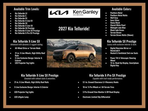 New 2027 Kia Telluride S AWD/4WD image 29