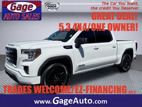 Used 2022 GMC Sierra 1500 Elevation w/ LPO, Elevation Black Package AWD/4WD image 1