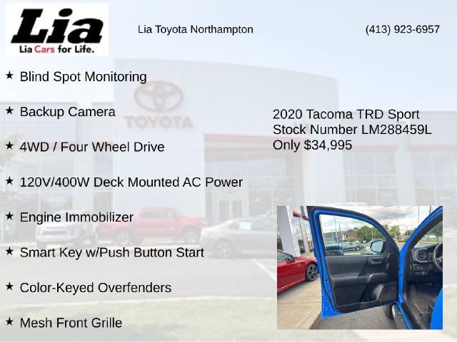 Used 2020 Toyota Tacoma TRD Sport w/ Technology Package AWD/4WD image 14