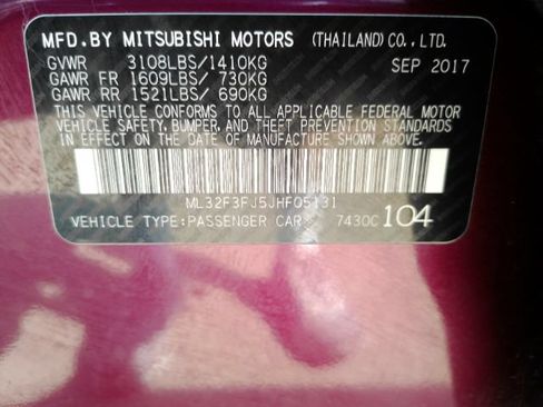 Used 2018 Mitsubishi Mirage G4 ES FWD image 41