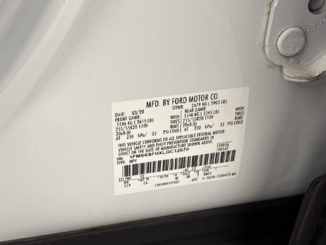 Used 2020 Ford Explorer Limited AWD/4WD image 28