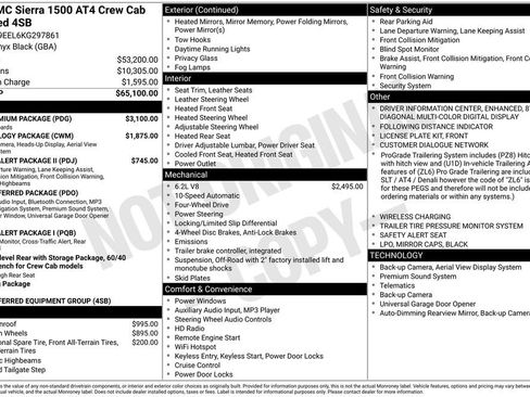 Used 2019 GMC Sierra 1500 AT4 w/ AT4 Premium Package image 57