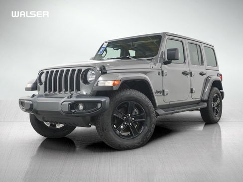 Used 2022 Jeep Wrangler Unlimited Sahara AWD/4WD image 1