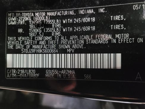 Used 2019 Toyota Highlander XLE image 33