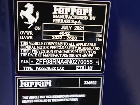 Certified 2022 Ferrari Roma image 53