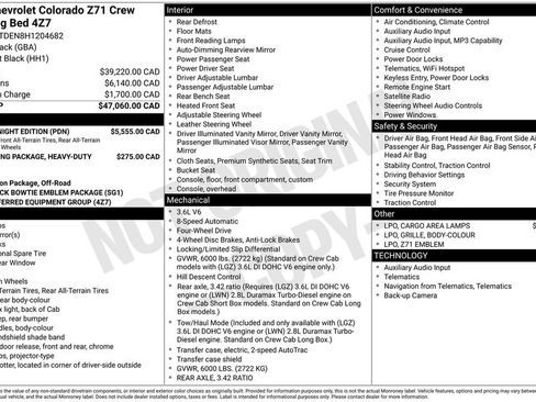 Used 2017 Chevrolet Colorado Z71 w/ Z71 Midnight Edition AWD/4WD image 26