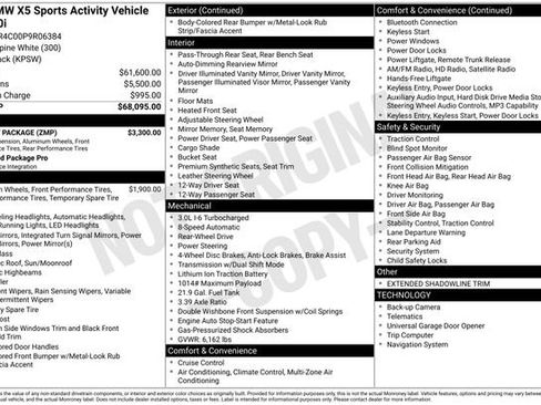 Used 2023 BMW X5 sDrive40i w/ M Sport Package image 36