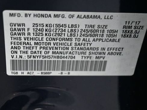 Certified 2017 Honda Pilot EX-L image 18