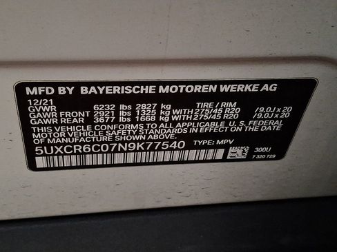 Certified 2022 BMW X5 xDrive40i w/ Premium Package image 24