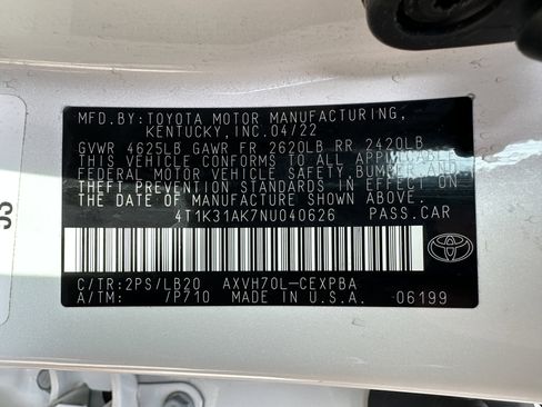 Certified 2022 Toyota Camry XSE w/ Cold Weather Package image 22