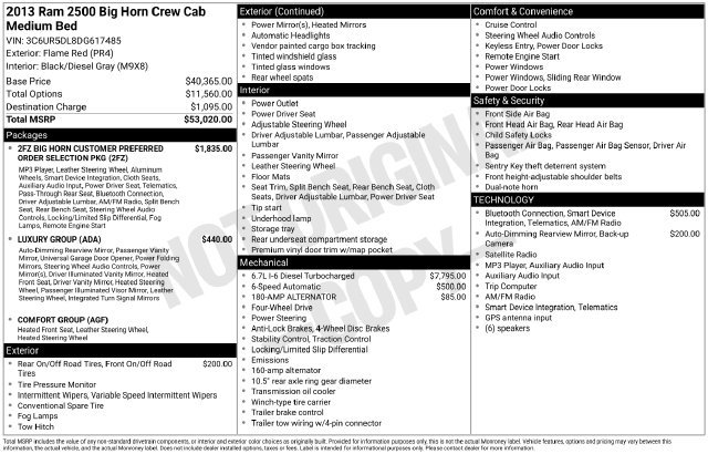 Used 2013 RAM 2500 Big Horn AWD/4WD image 15
