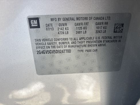 Used 2013 Buick Regal GS FWD image 5