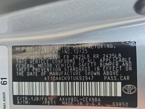 Used 2026 Toyota Camry LE w/ Convenience Package FWD image 33