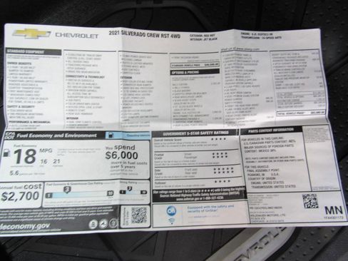 Used 2021 Chevrolet Silverado 1500 RST w/ Rally Edition image 39