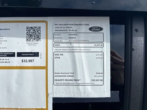 Certified 2024 Ford Maverick Lariat image 3