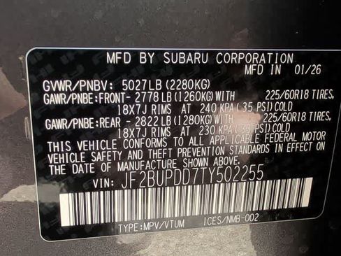New 2026 Subaru Outback Limited AWD/4WD image 36