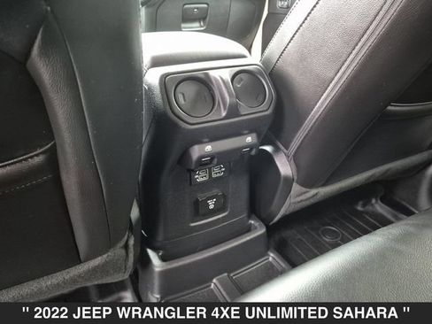 Used 2022 Jeep Wrangler Unlimited Sahara w/ Cold Weather Group AWD/4WD image 29