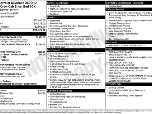 New 2026 Chevrolet Silverado 2500 Custom w/ Custom Value Package image 55