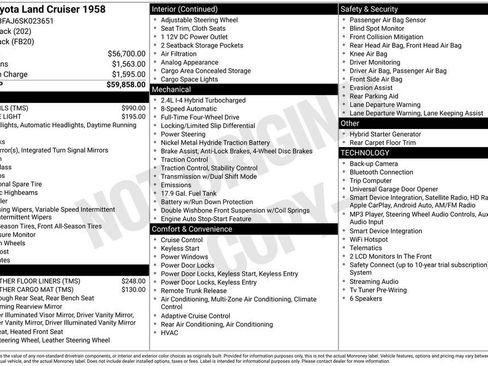 Used 2025 Toyota Land Cruiser 1958 AWD/4WD image 28