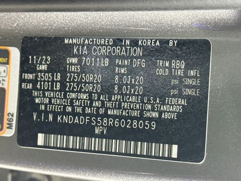 Used 2024 Kia EV9 Land AWD/4WD image 40