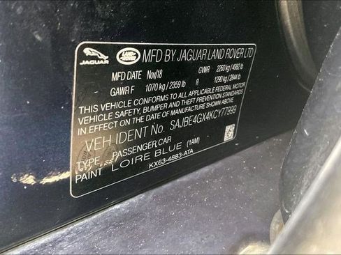 Used 2019 Jaguar XF Prestige image 11