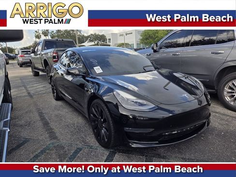 Used 2022 Tesla Model 3 Performance AWD/4WD image 1