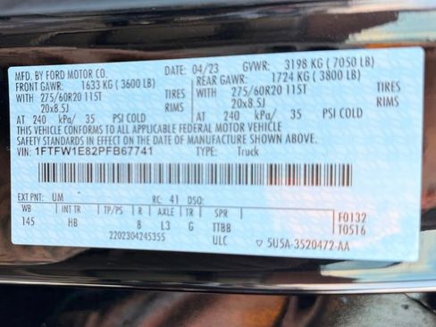 Used 2023 Ford F150 Lariat w/ Equipment Group 502A High image 20