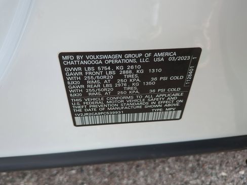 Used 2023 Volkswagen Atlas SE FWD image 23