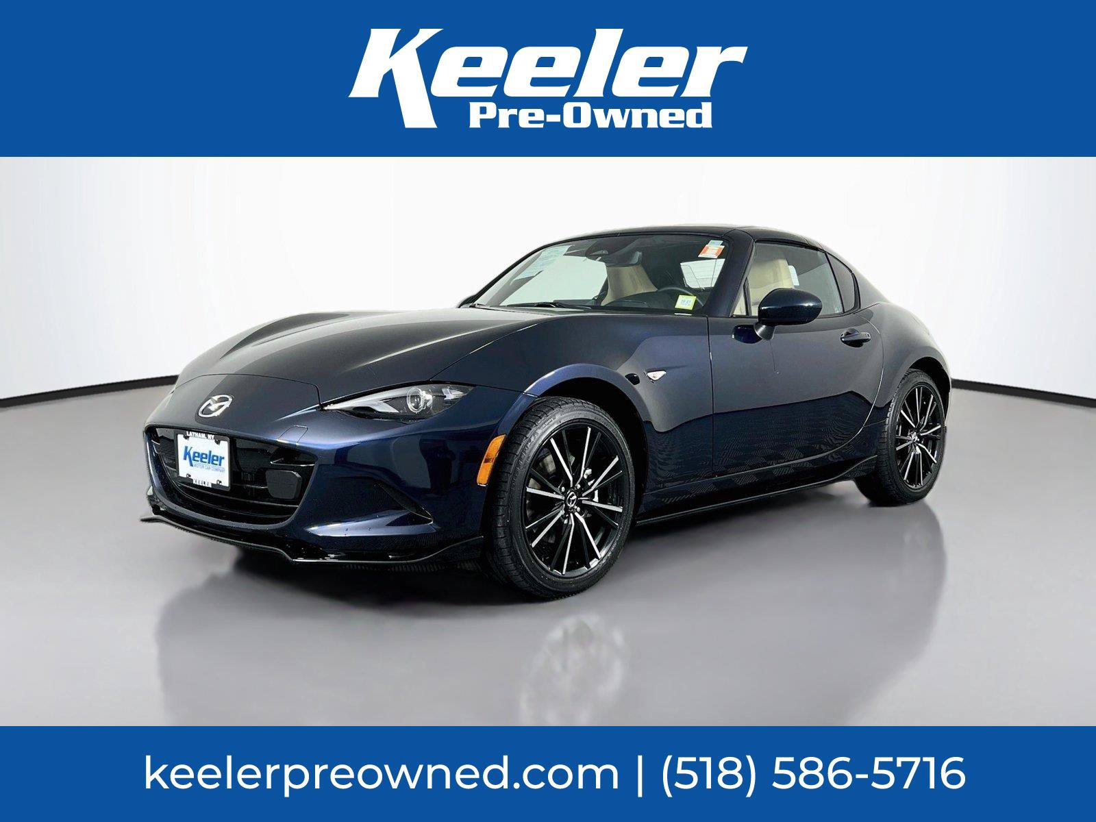 Used 2025 MAZDA MX-5 Miata RF Grand Touring w/ Appearance Package RWD image 1