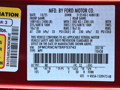 New 2025 Ford Bronco Sport Outer Banks image 52