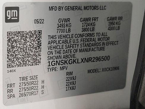 Used 2022 Chevrolet Suburban High Country AWD/4WD image 31