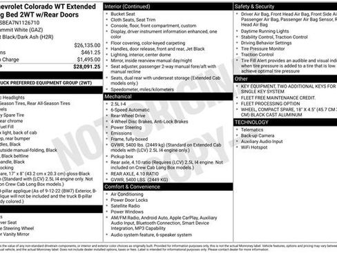 Used 2022 Chevrolet Colorado W/T image 23